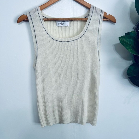 Carly Jean Los Angeles Tops - CJLA • NWOT Jolie knit tank